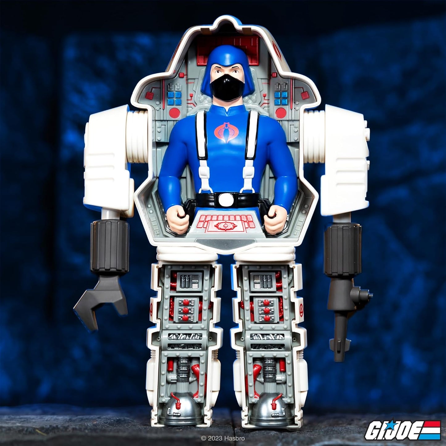 G.I. Joe Super Cyborg S.N.A.K.E. Armor Full Color Gray Ver. Figure - Super7 - An SDCC 2023 Exclusive!