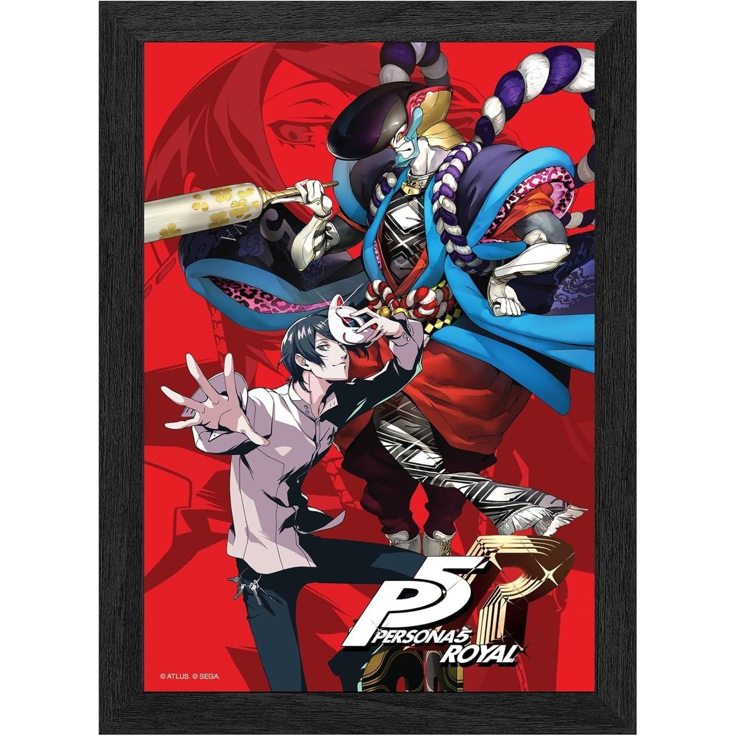 Persona 5 Royal Yusuke Kitagawa Codename: Fox Framed Lenticular Poster - Level Up Labs - Pixel Frames PLAX