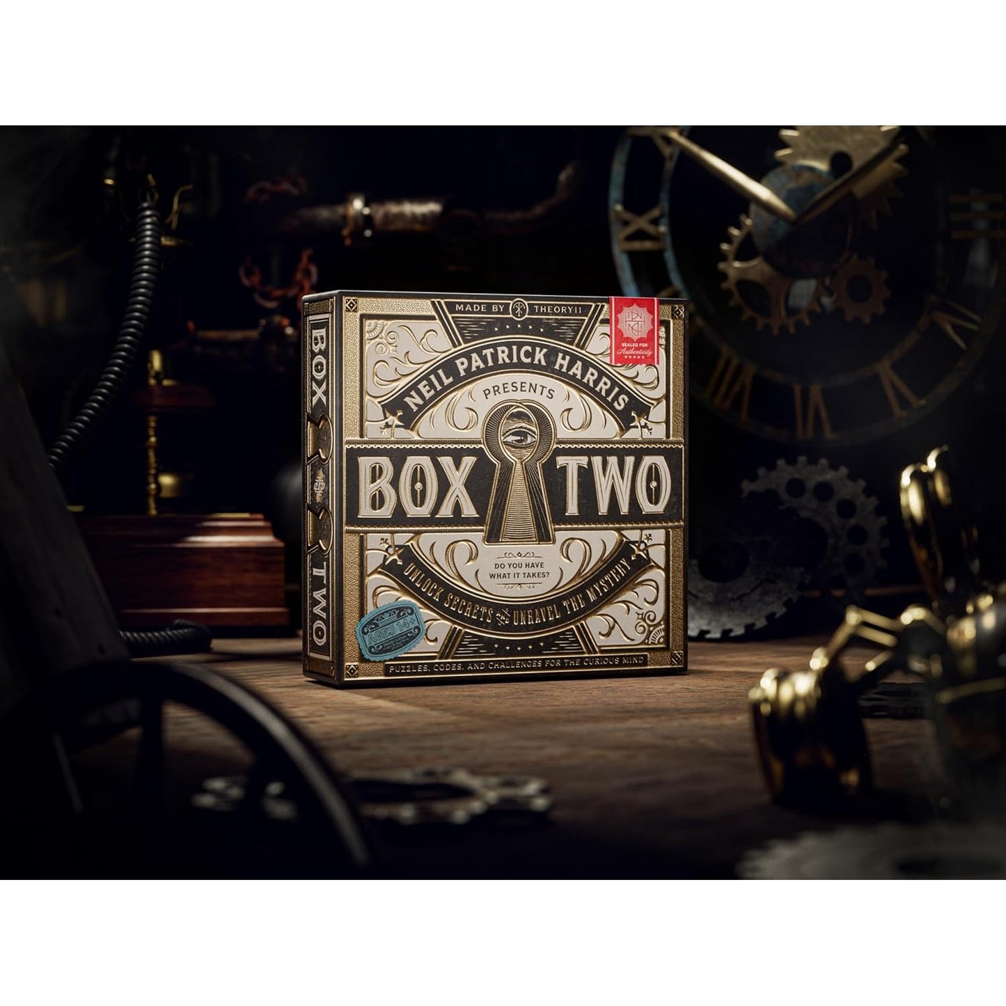 Box TWO by Neil Patrick Harris - Solo Interactive Board Game - theory11