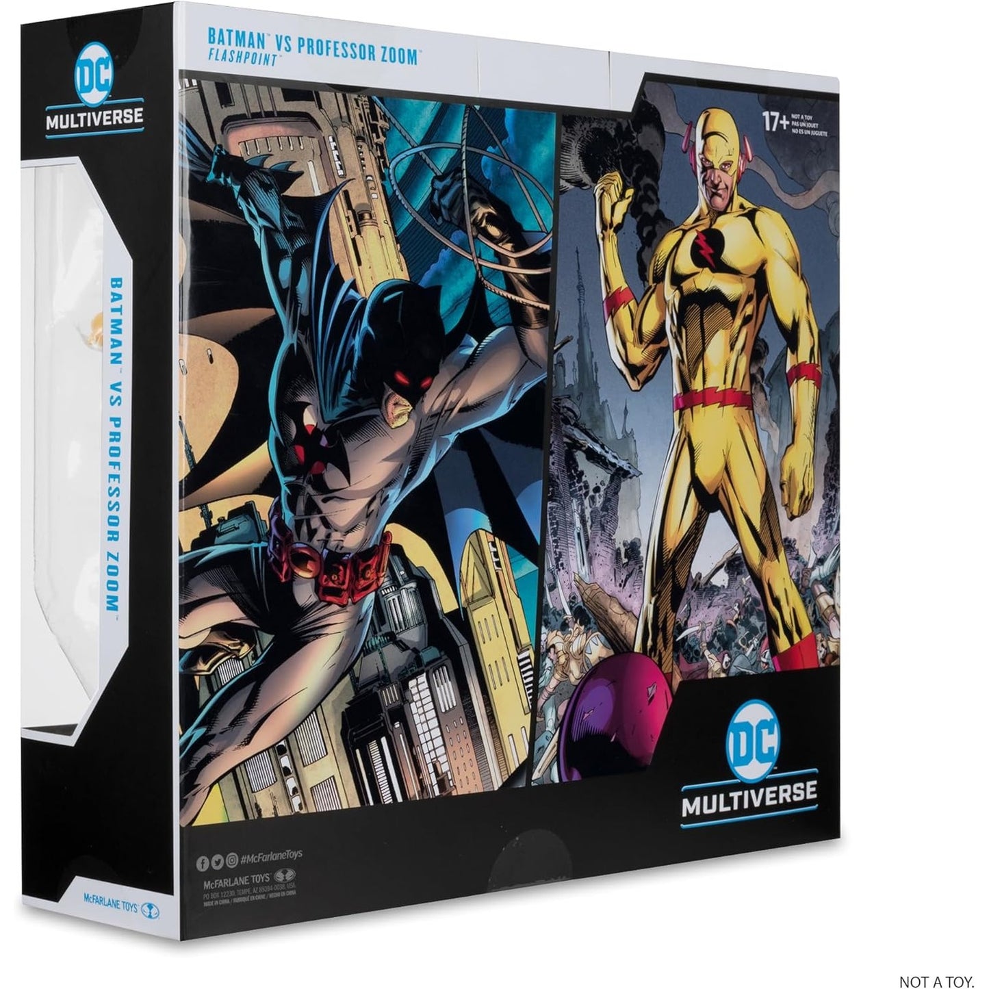 Flashpoint Batman Thomas Wayne vs. Professor Zoom Action Figure 2-Pack - McFarlane Toys - DC Multiverse