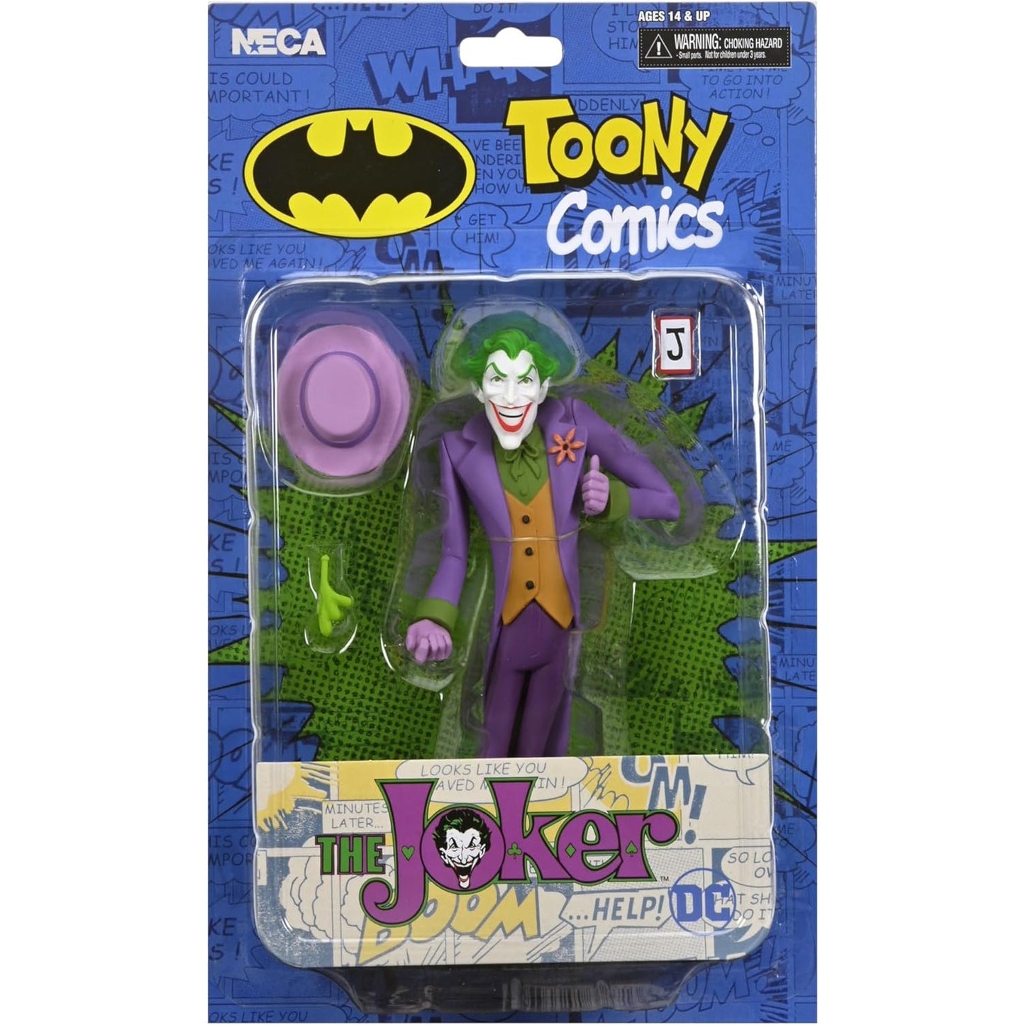 DC Batman The Joker Figure - NECA Toony Comics