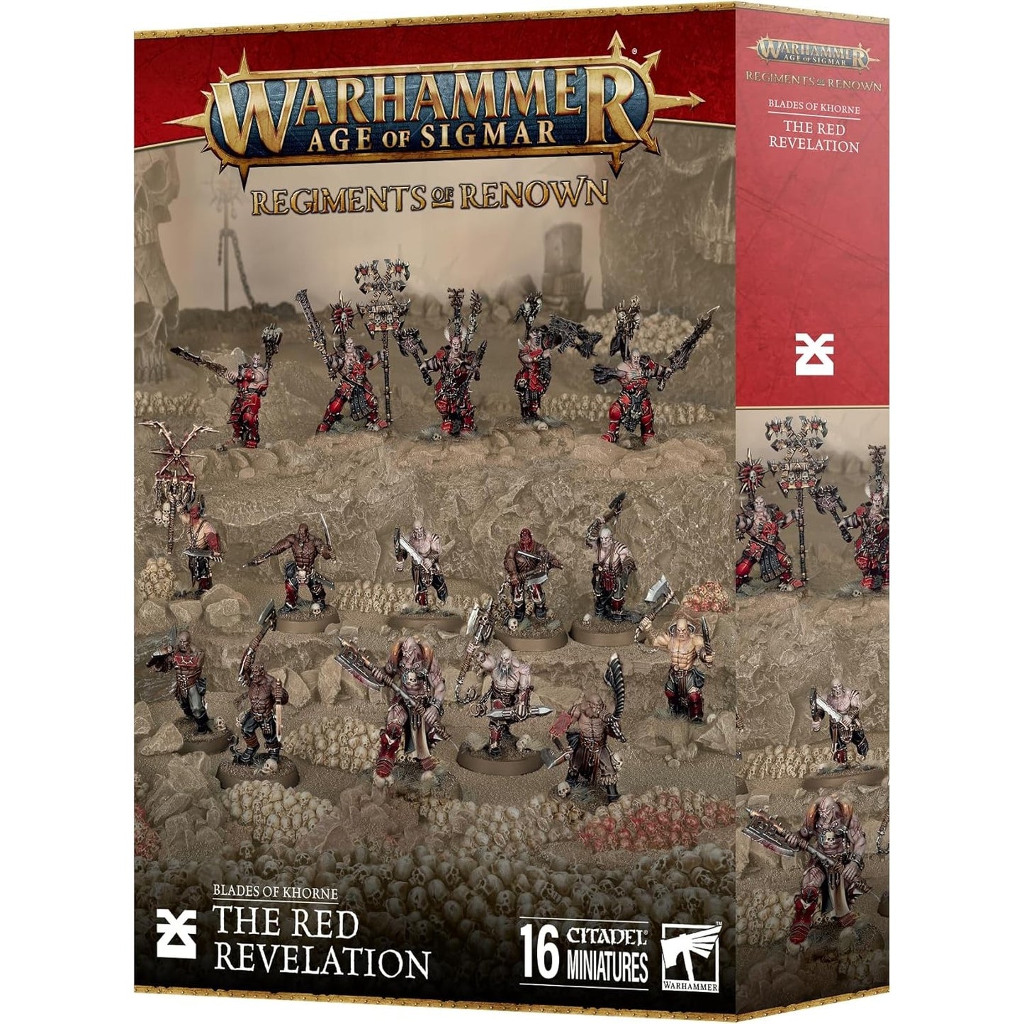Warhammer: Age of Sigmar Regiment of Renown Blades of Khorne The Red Revelation - 16 Citadel Miniatures - Games Workshop