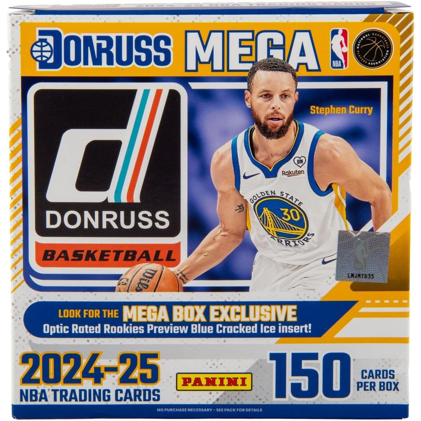 2024-25 Donruss NBA Basketball Trading Cards Mega Box - 10 Packs, 150 Cards - Panini