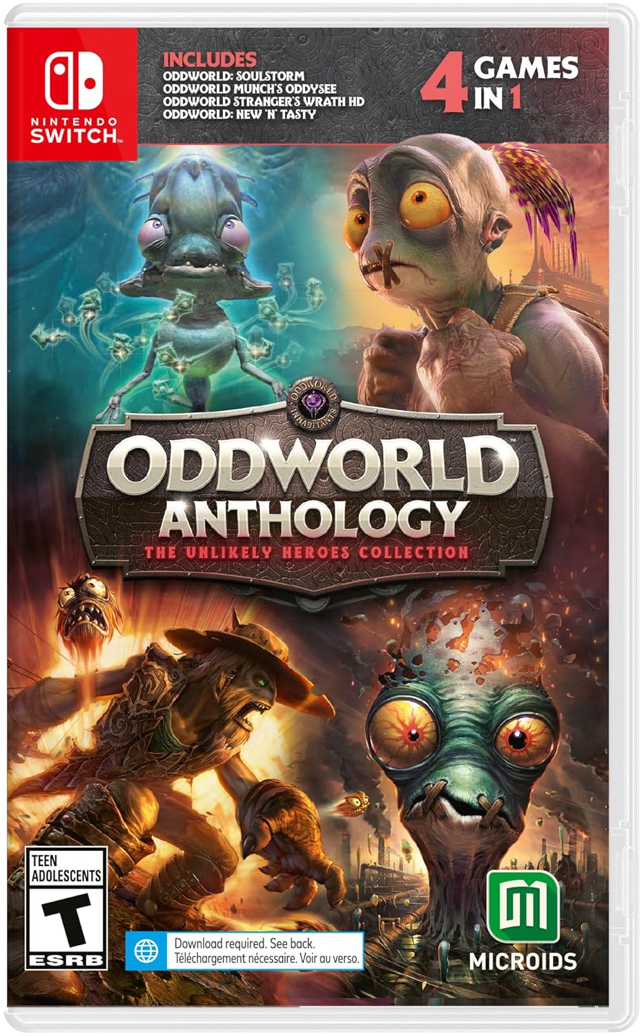 Oddworld Anthology: The Unlikely Heroes Collection - Nintendo