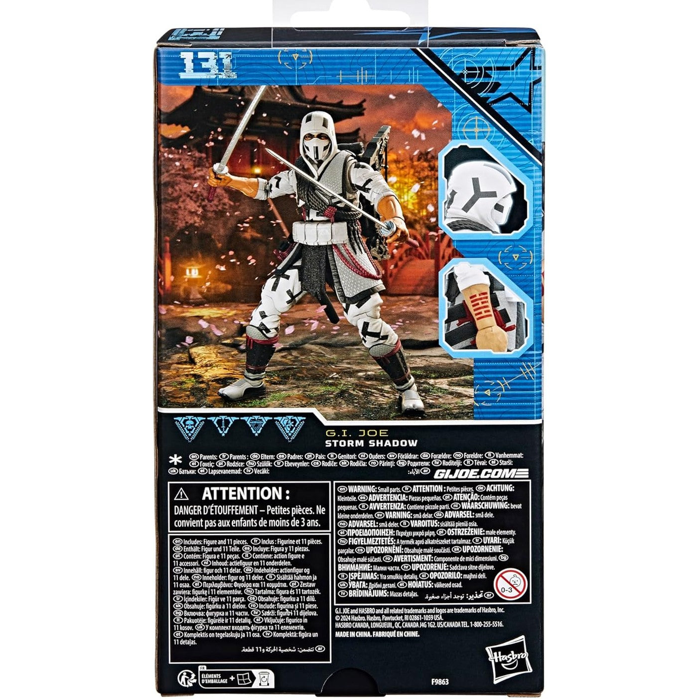 G.I. Joe Classified Series Storm Shadow Ver. 2 Action Figure - Hasbro