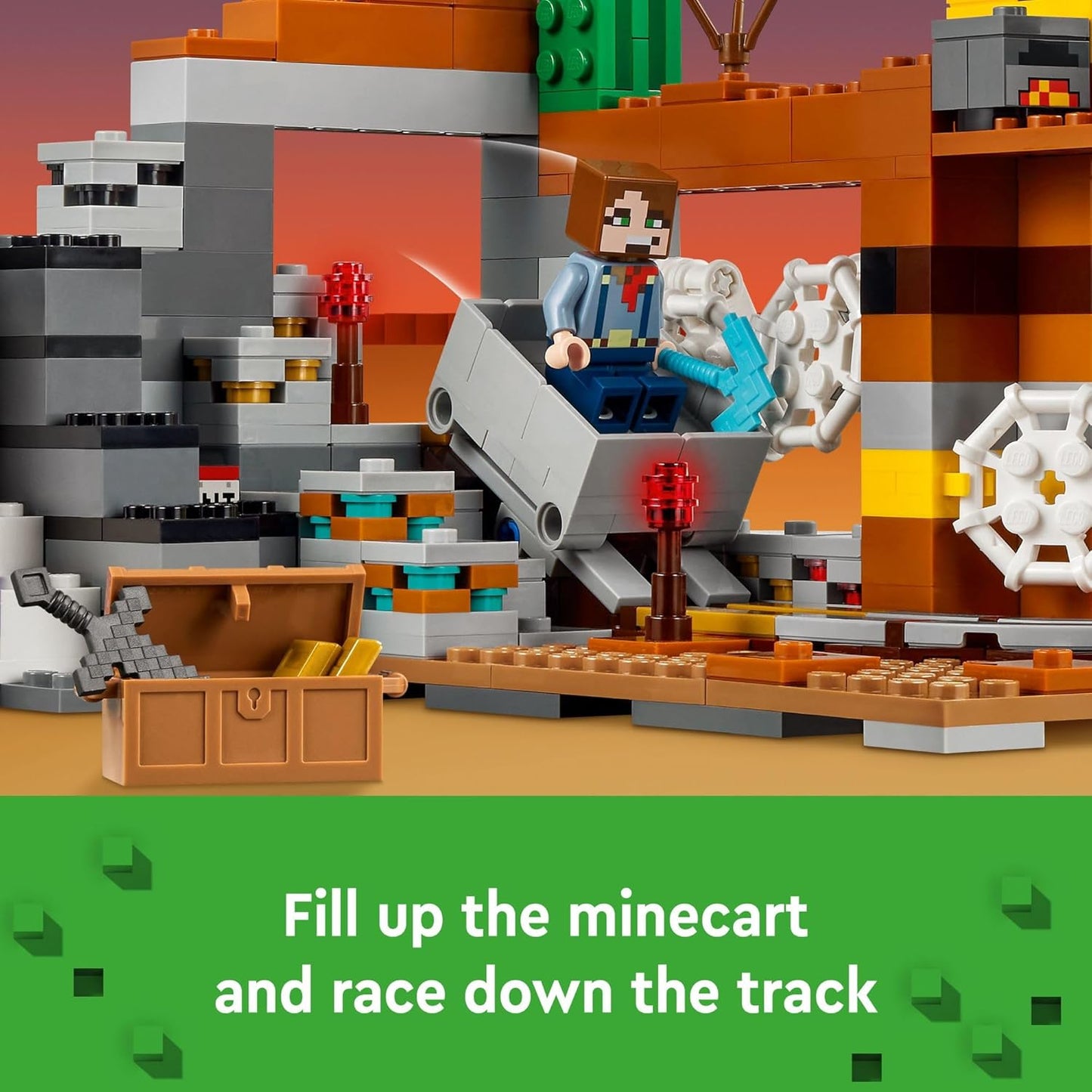 Minecraft The Badlands Mineshaft Building Toy - LEGO #21263