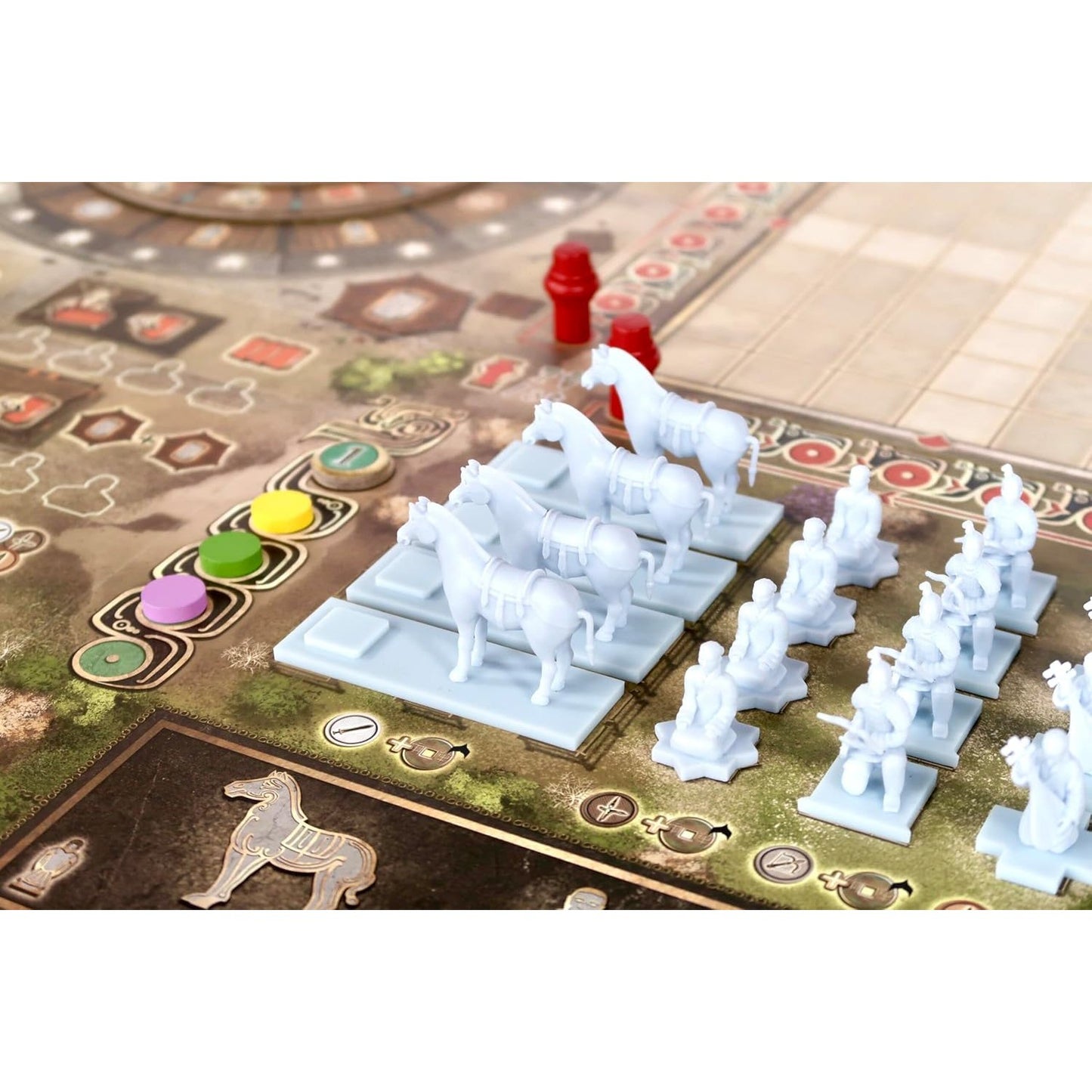Terracotta Army Ancient China Empire Strategy Game - Board & Dice