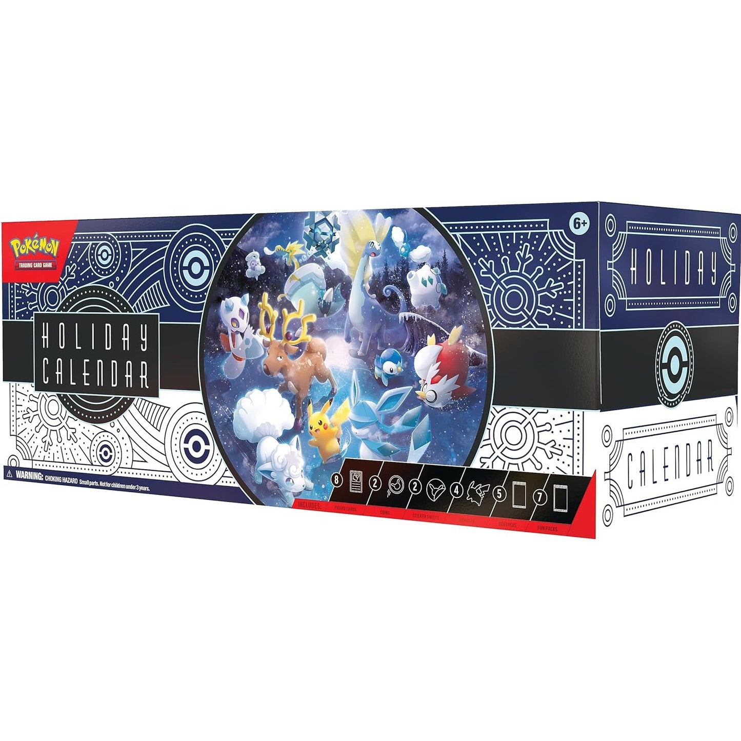 Pokemon TCG 2023 Holiday Calendar - with Foil Cards, Booster Packs & More!