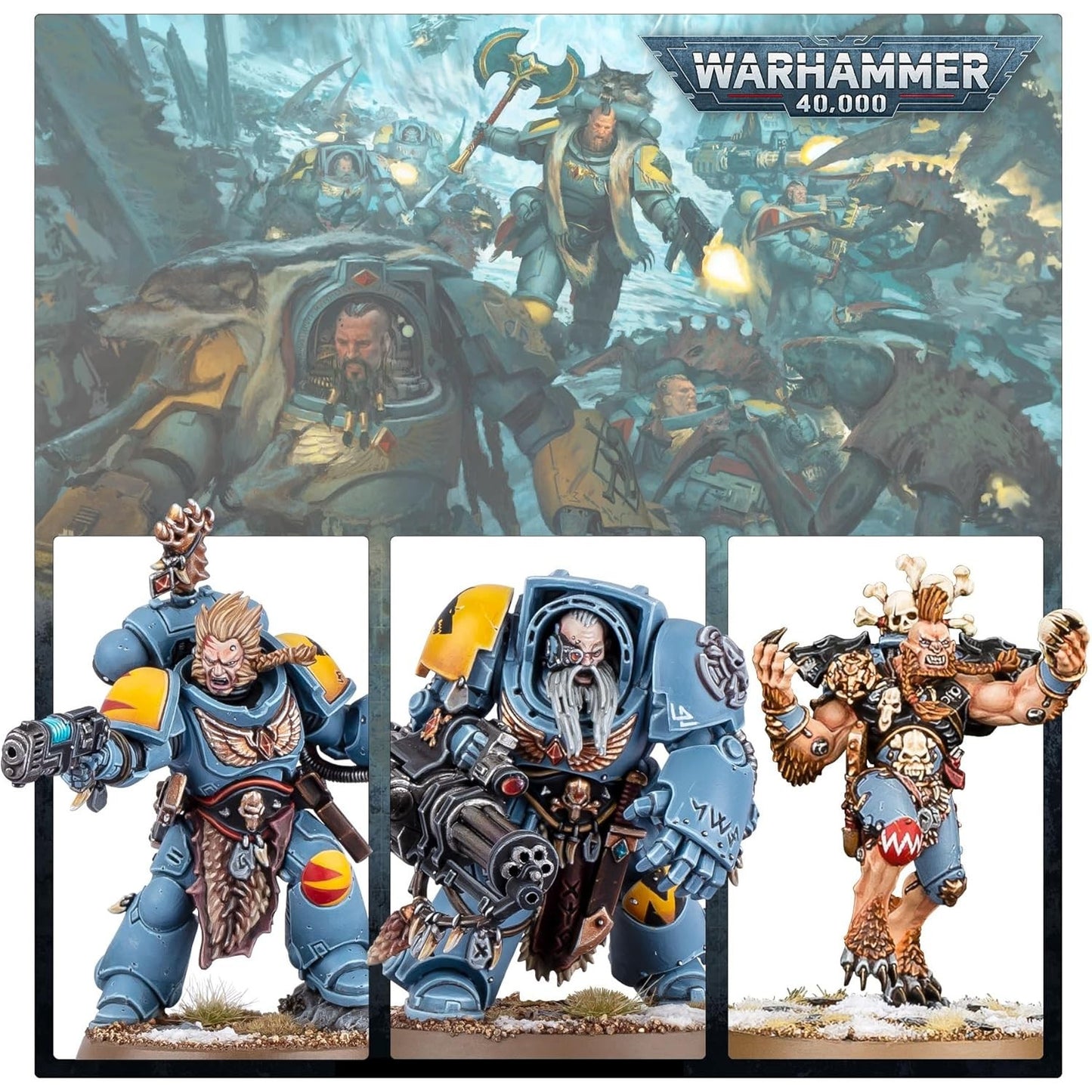Warhammer 40,000 Space Wolves Combat Patrol - 21 Citadel Miniatures - Games Workshop