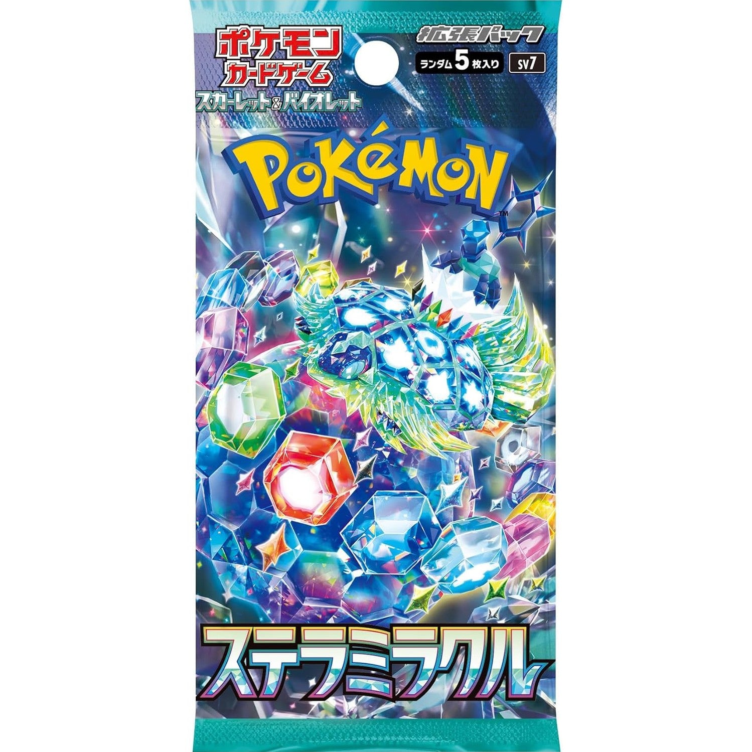 Pokemon TCG Scarlet & Violet Stellar Miracle Booster Pack SV7 - (5 Car JustPressPlayOnline Pokemon TCG Scarlet & Violet Stellar Miracle Booster Pack SV7 - (5 Car JustPressPlayOnline