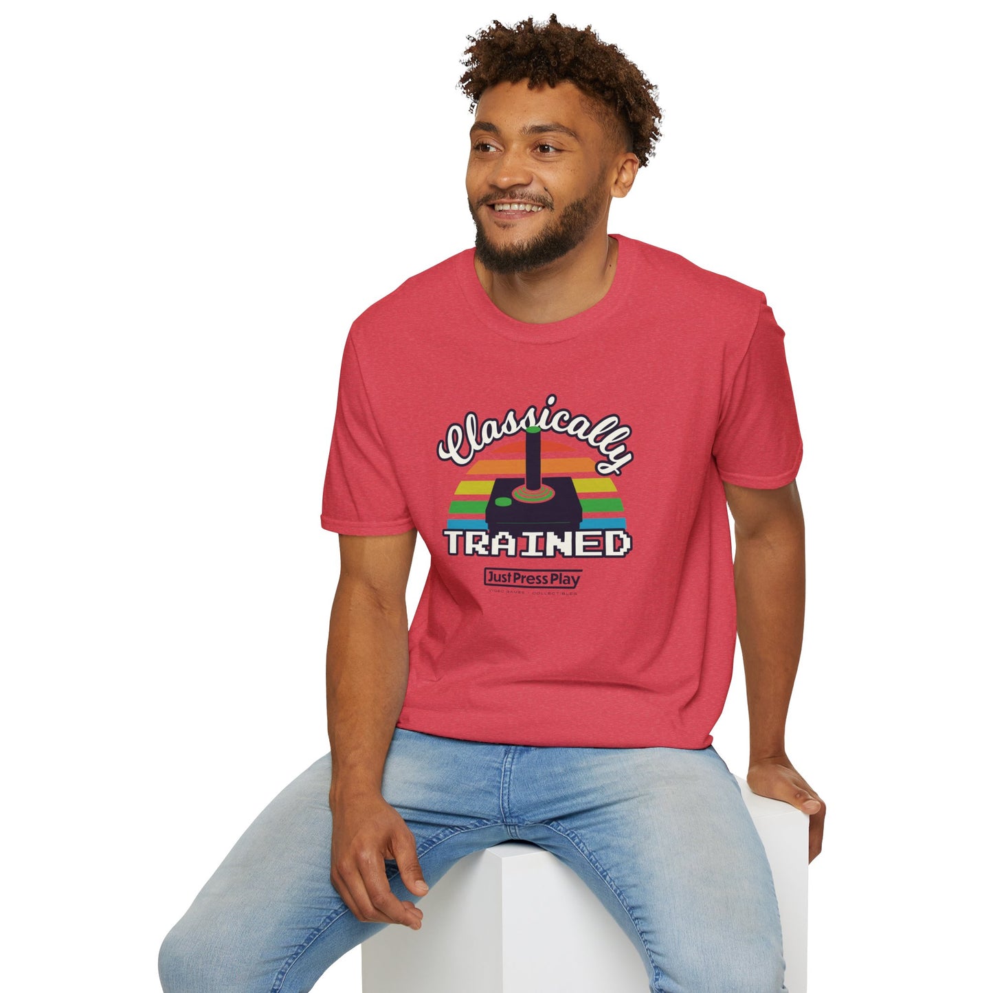 Just Press Play Unisex Softstyle T-Shirt - Classically Trained