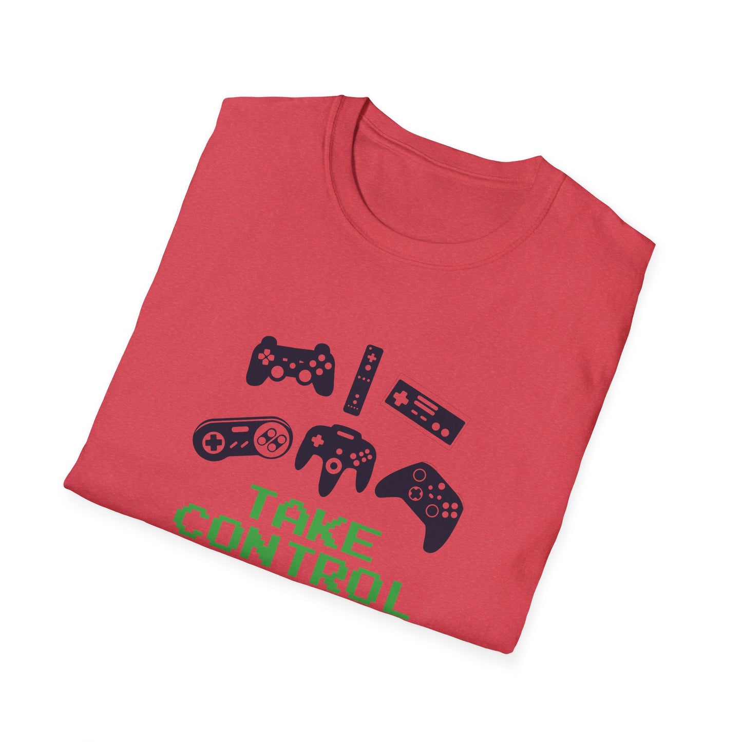 Just Press Play Unisex Softstyle T-Shirt - Control