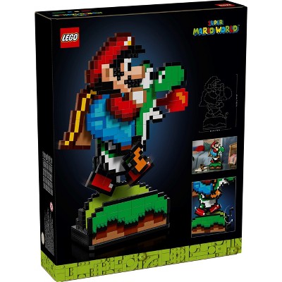 Nintendo Super Mario World: Mario & Yoshi Figure Building Toy - 1215 Pieces, Ages 18+ - LEGO #71438