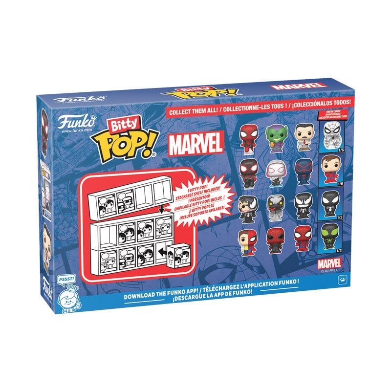 Marvel Spider-Man Series 2 Miles Morales Vinyl Figure 4-Pack - Funko - Bitty POP!