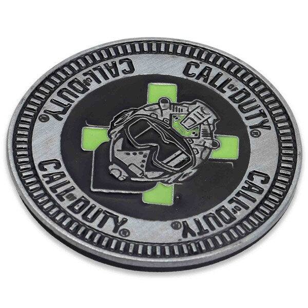 Call Of Duty Adhesive Metal Car Emblem - Officially Licensed by Activision