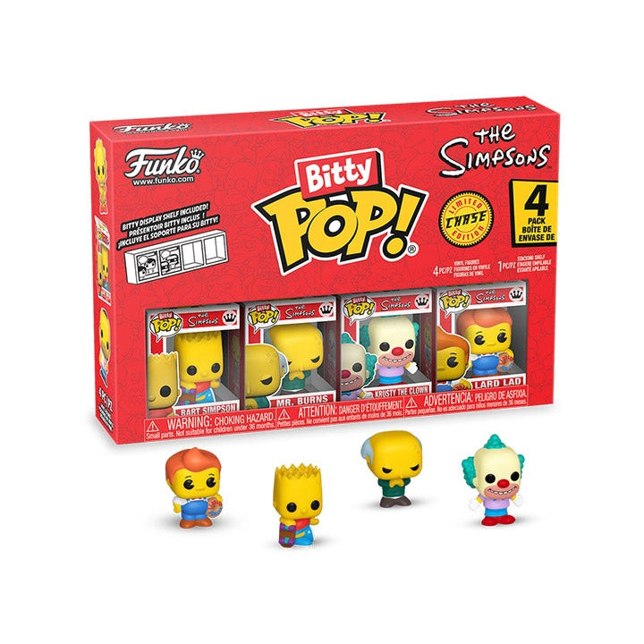 The Simpsons Bitty Pop! Series 1 Bart Vinyl Figure 4-Pack - Funko - Bitty POP!