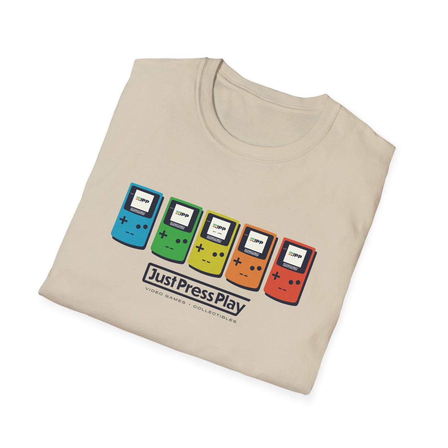 Just Press Play Unisex Softstyle T-Shirt - GBC