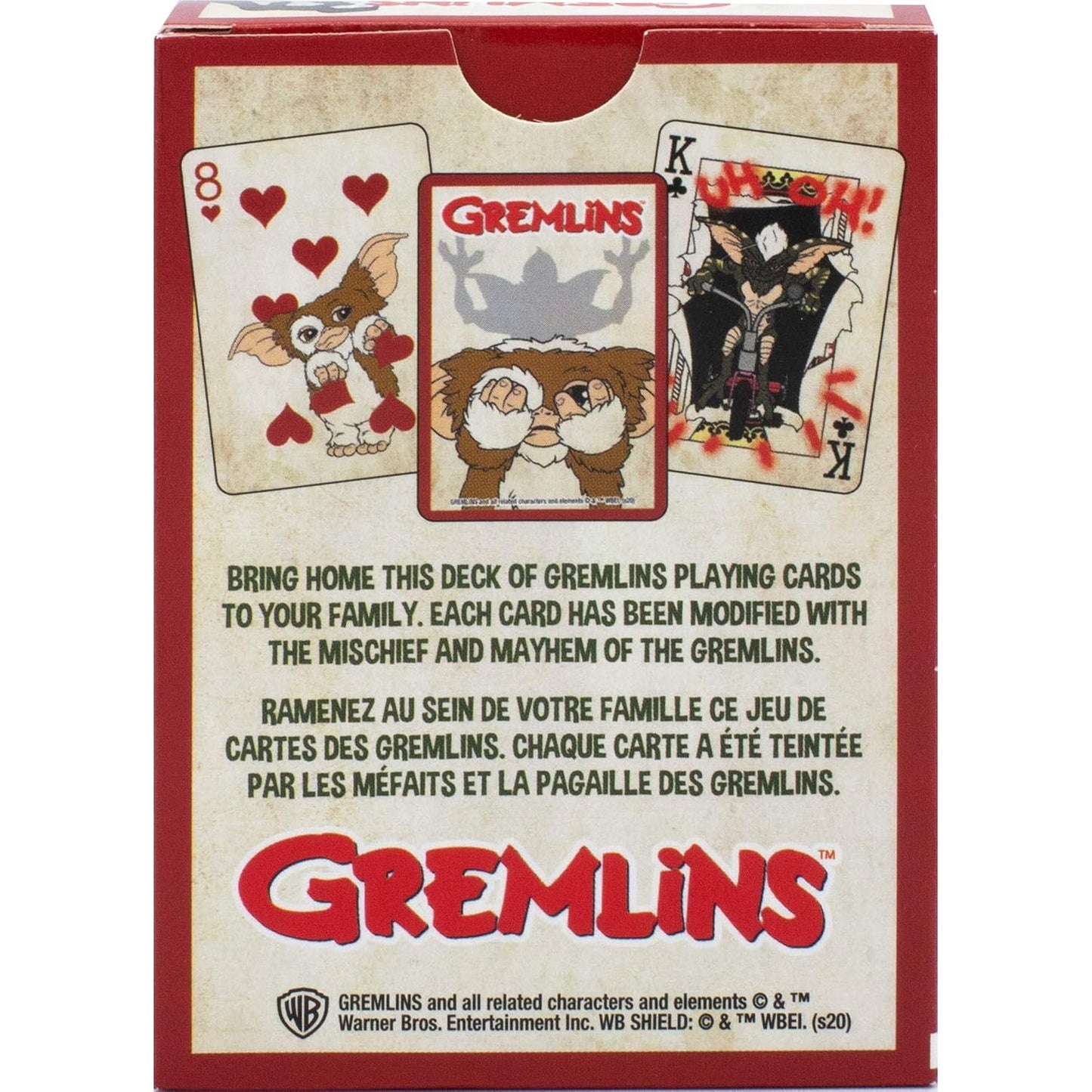 Gremlins Playing Cards - Deck of 52 + 2 Jokers - Aquarius
