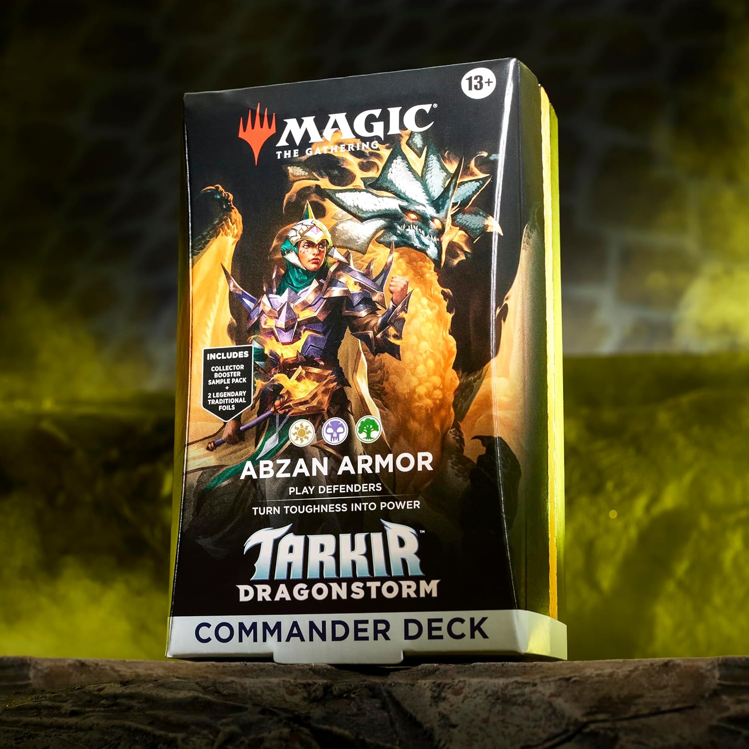 Magic: The Gathering Tarkir Dragonstorm Abzan Armor Commander Deck - Wizards of the Coast