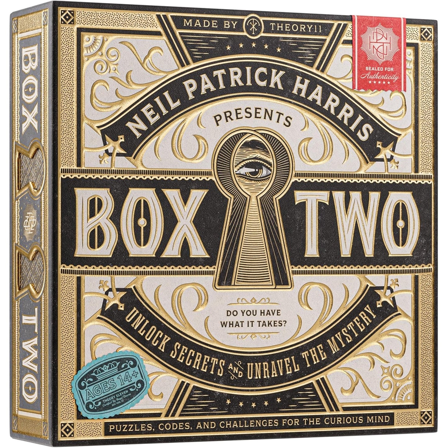 Box TWO by Neil Patrick Harris - Solo Interactive Board Game - theory11
