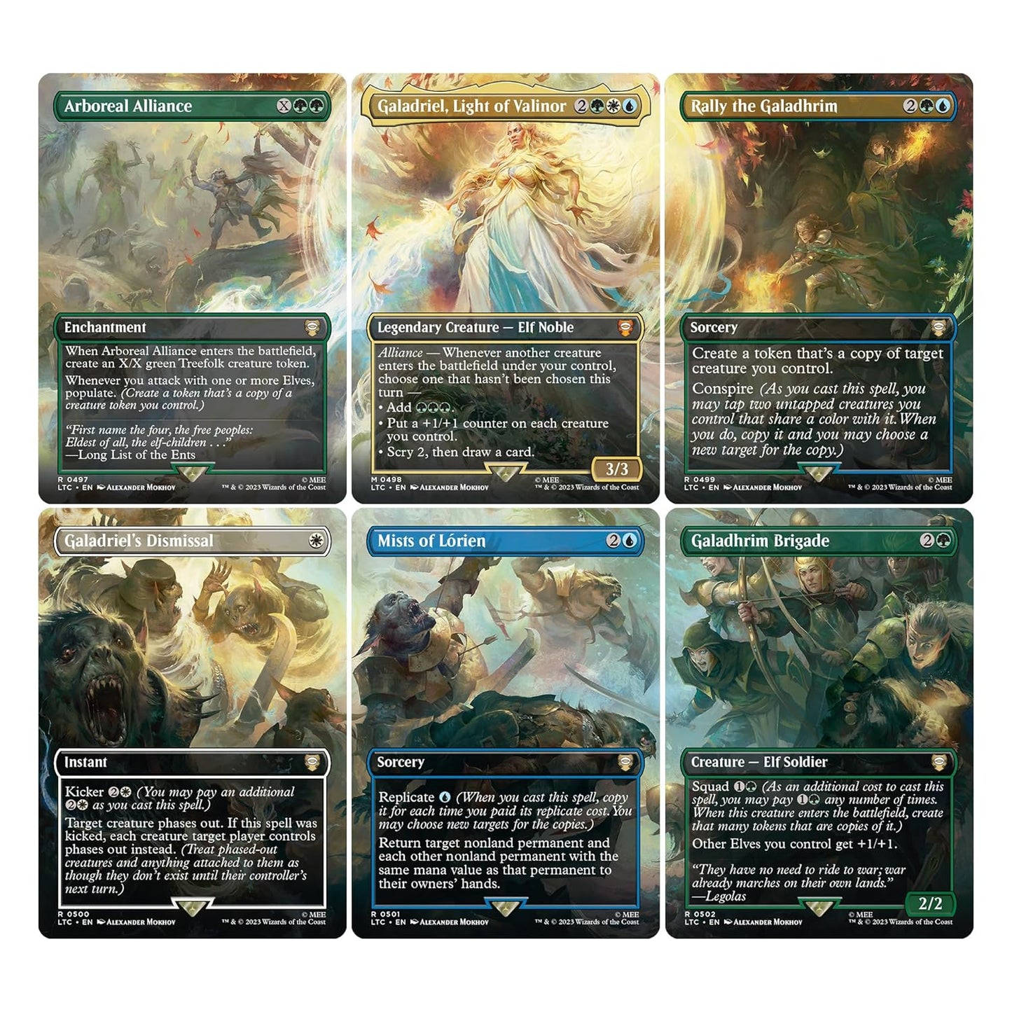 Magic: The Gathering The Lord of the Rings: Tales of Middle Earth - The Might of Galadriel Scene Box - Wizards of the Coast