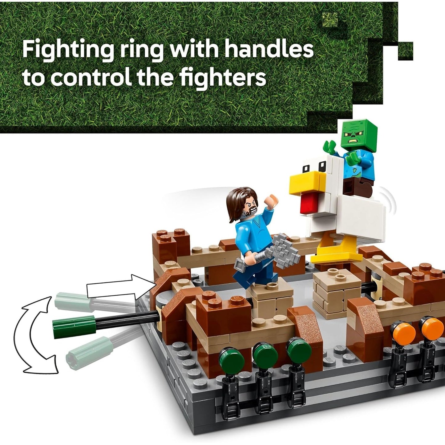 Minecraft Movie Woodland Mansion Fighting Ring Building Toy - LEGO #21272