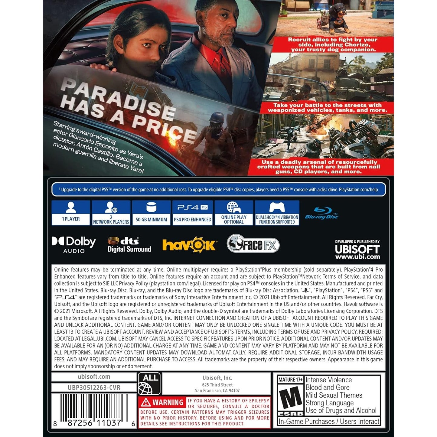Far Cry 6 - PlayStation 4 PS5 Upgrade Available - Ubisoft