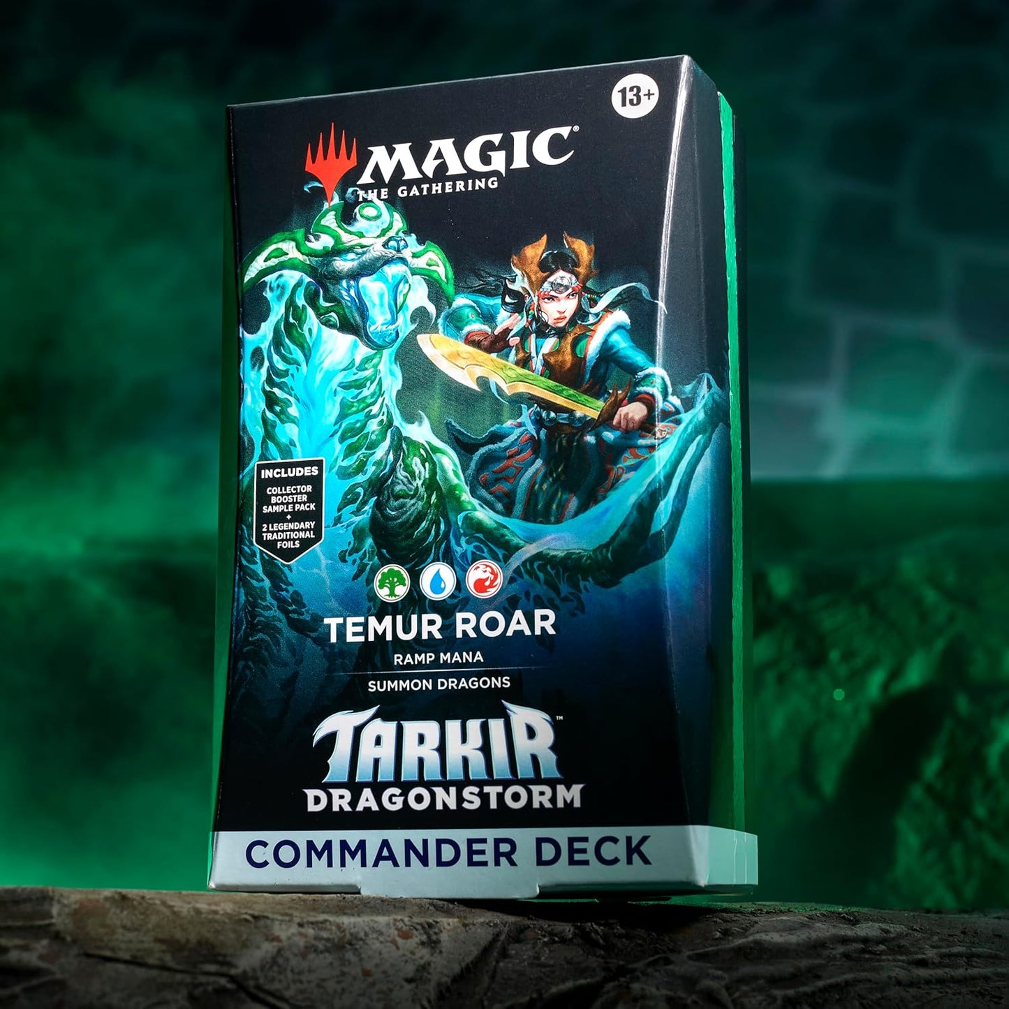 Magic: The Gathering Tarkir Dragonstorm Temur Roar Commander Deck - Wizards of the Coast