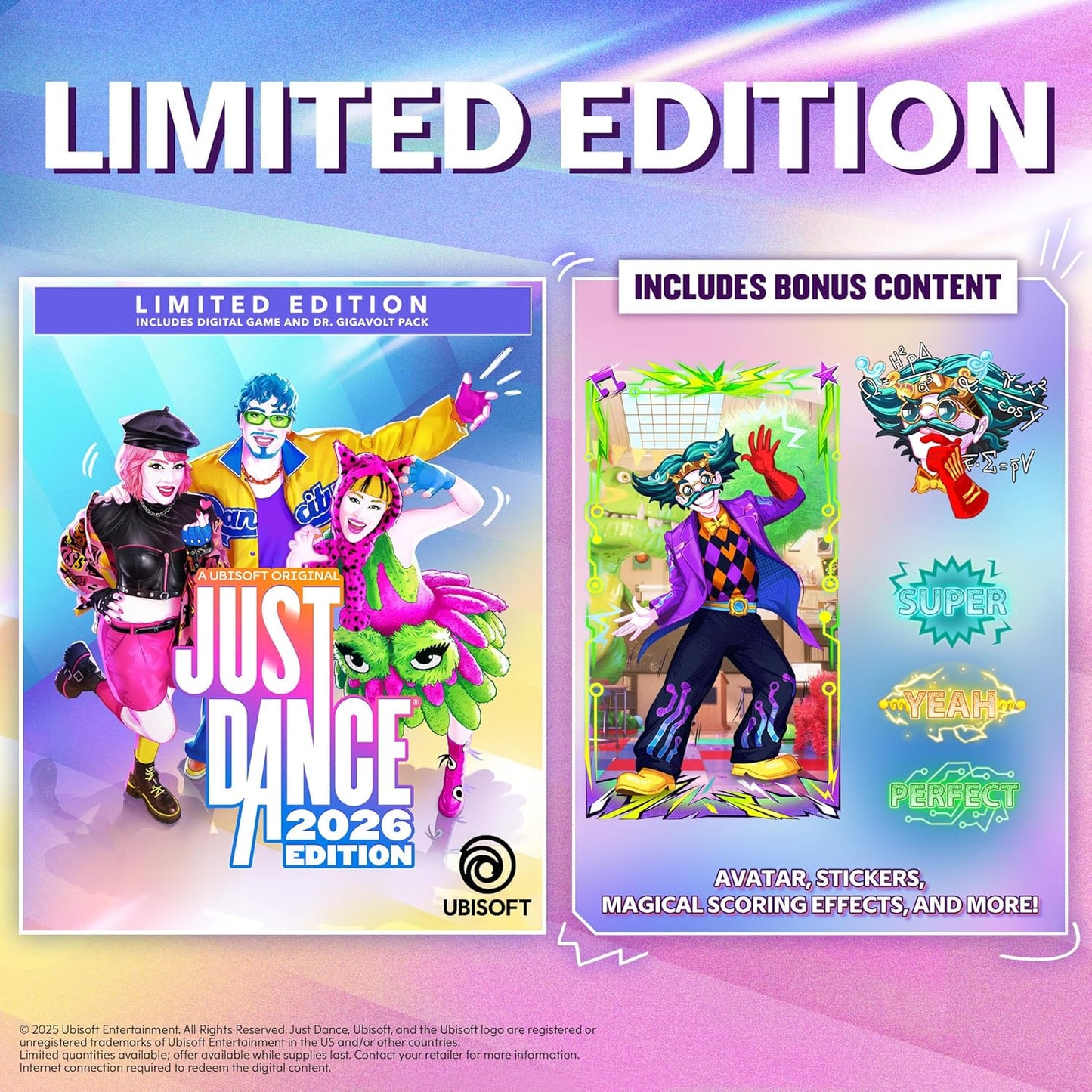 Just Dance: 2026 Edition - Nintendo Switch Code in Box - Ubisoft