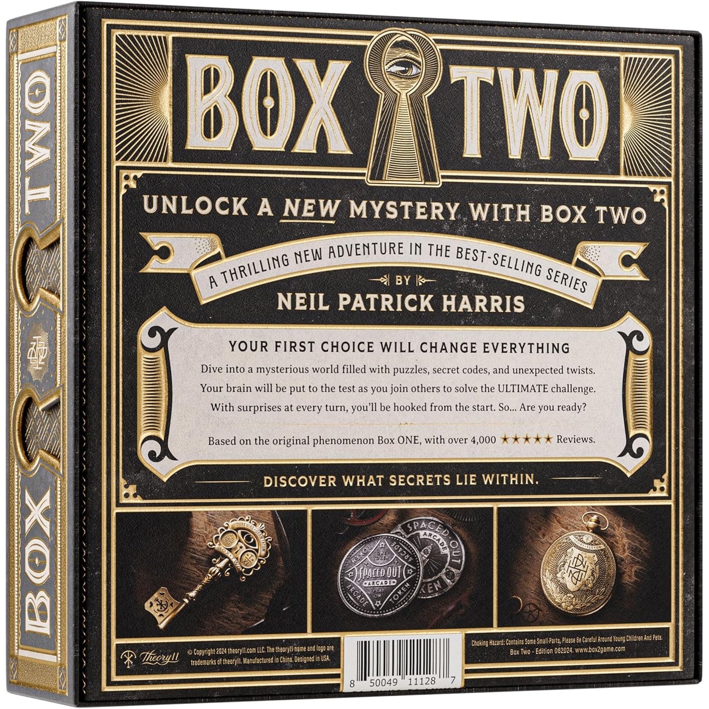 Box TWO by Neil Patrick Harris - Solo Interactive Board Game - theory11