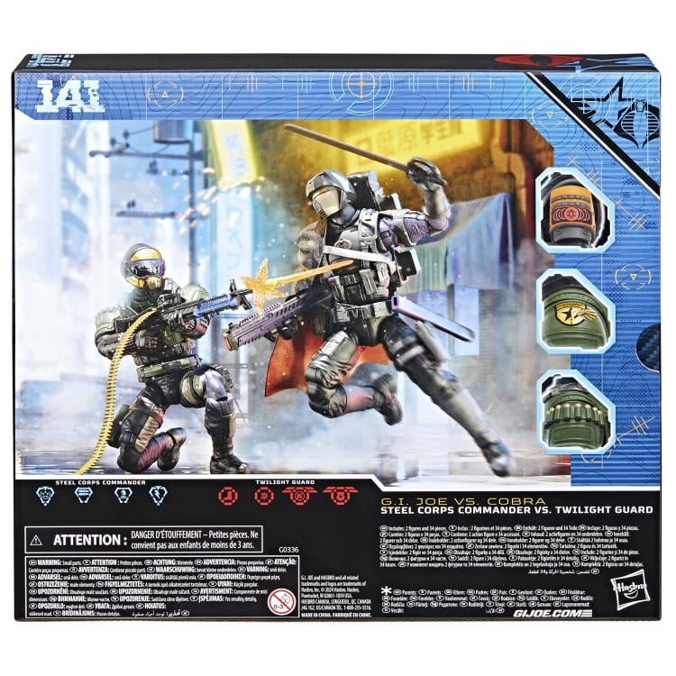 G.I. Joe Steel Corps Commander vs Twilight Guard Exclusive Action Figure 2-Pack - Hasbro - G.I. Joe Classified Series