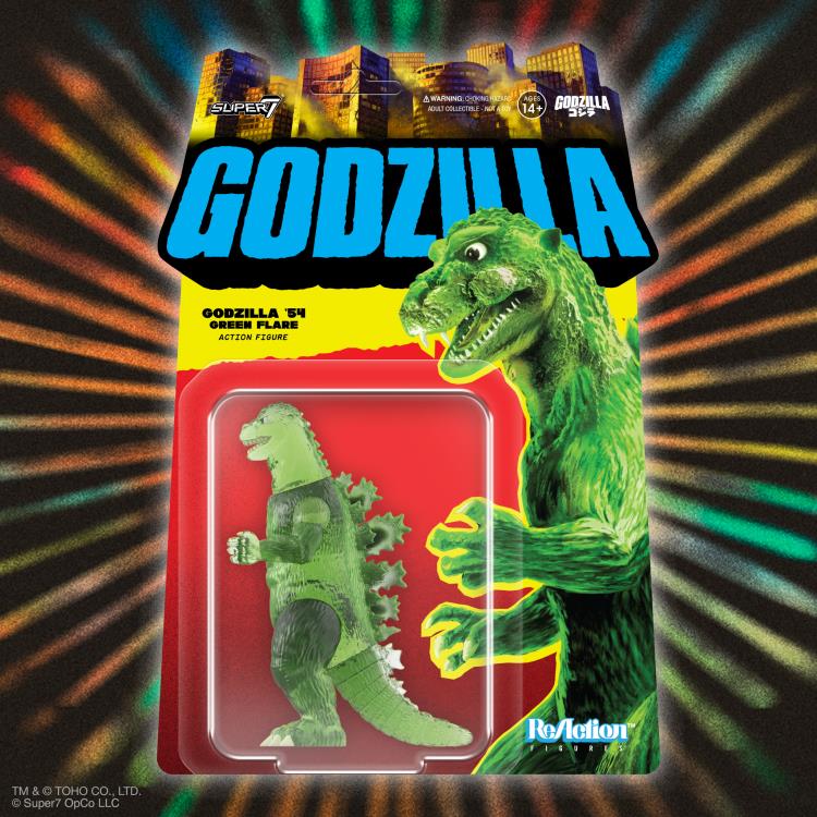 Godzilla '64 Green Flare Action Figure - Toho, Super7 - ReAction