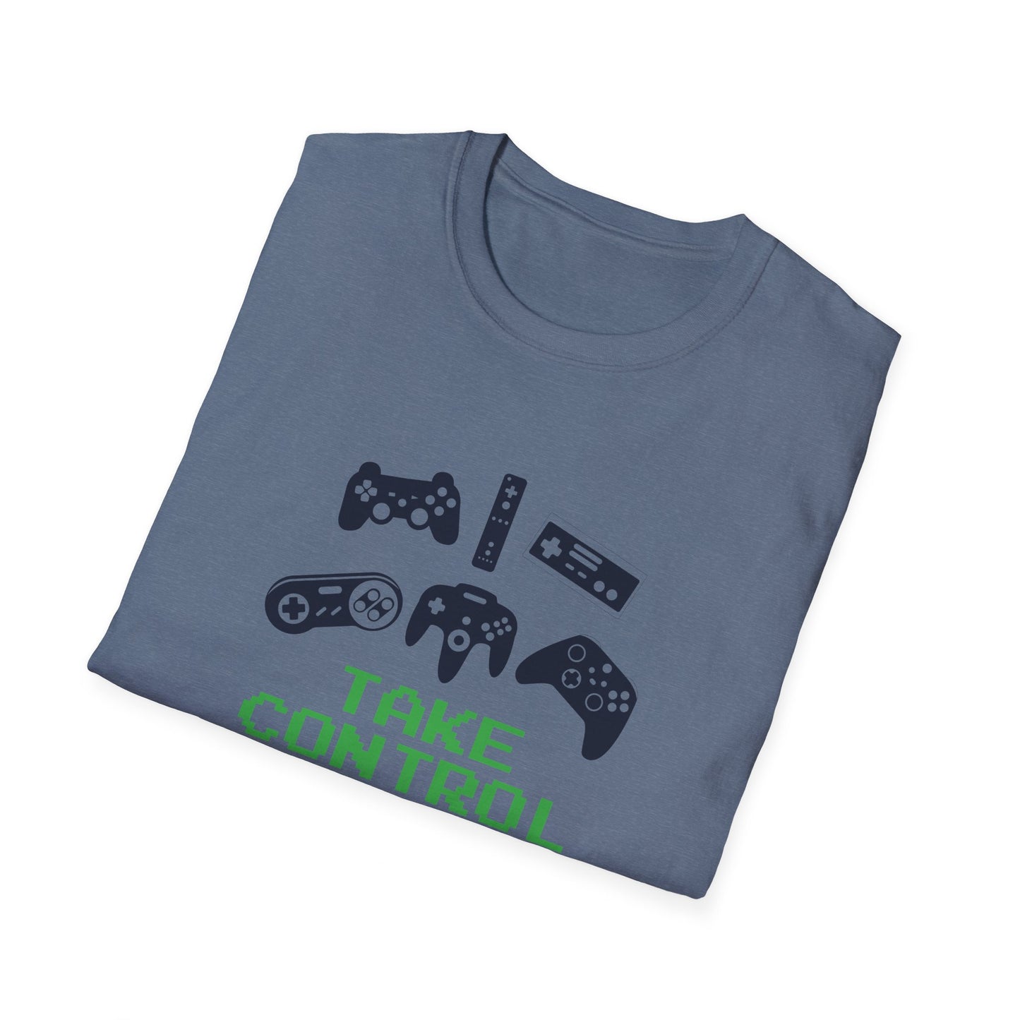 Just Press Play Unisex Softstyle T-Shirt - Control