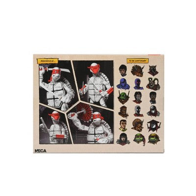 Teenage Mutant Ninja Turtles Black and White First Turtles 7" Action Figure 2-Pack - NECA