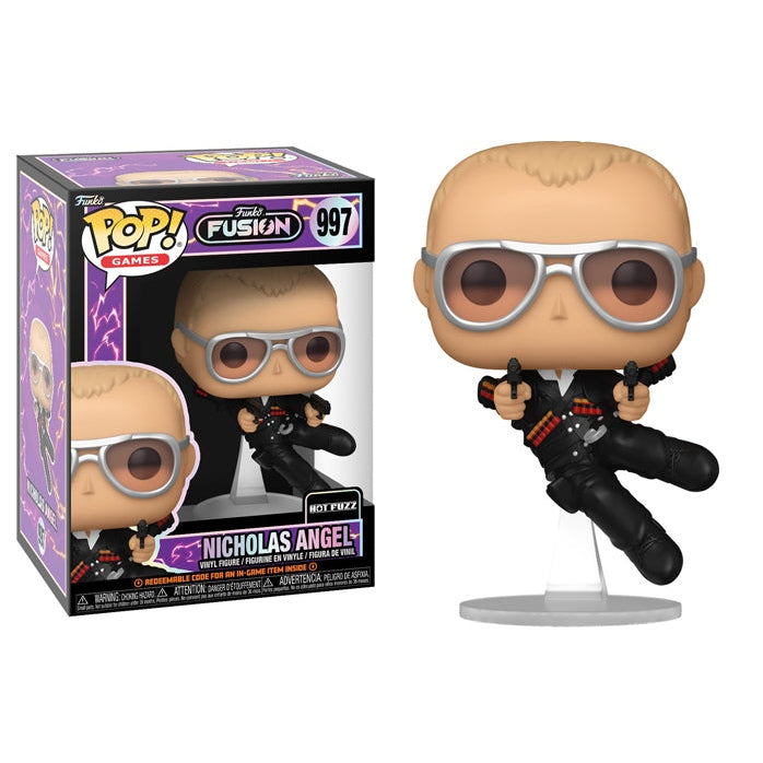 Hot Fuzz Nicholas Angel Vinyl Figure - Funko Fusion - Pop! Games #997