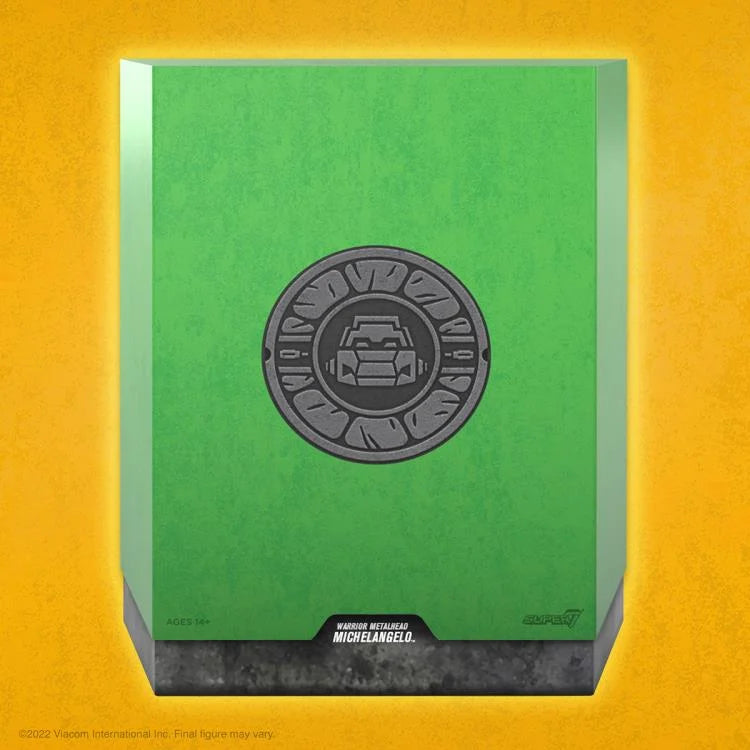 Teenage Mutant Ninja Turtles Warrior Metalhead Michelangelo Action Figure - Super7 ULTIMATES!