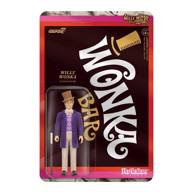Willy Wonka & the Chocolate Factory Willy Wonka Action Figure - Super7 - ReAction Wave 1