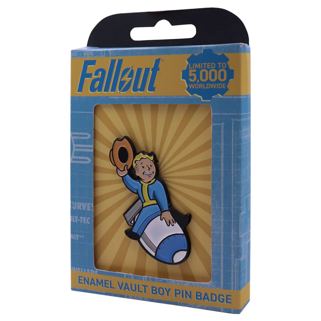 Fallout Vault Boy Enamel Pin Badge - Fanattik - Numbered Limited Edition