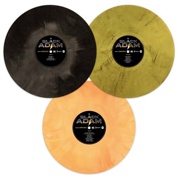 Black Adam Soundtrack - Vinyl Record Set 3xLP