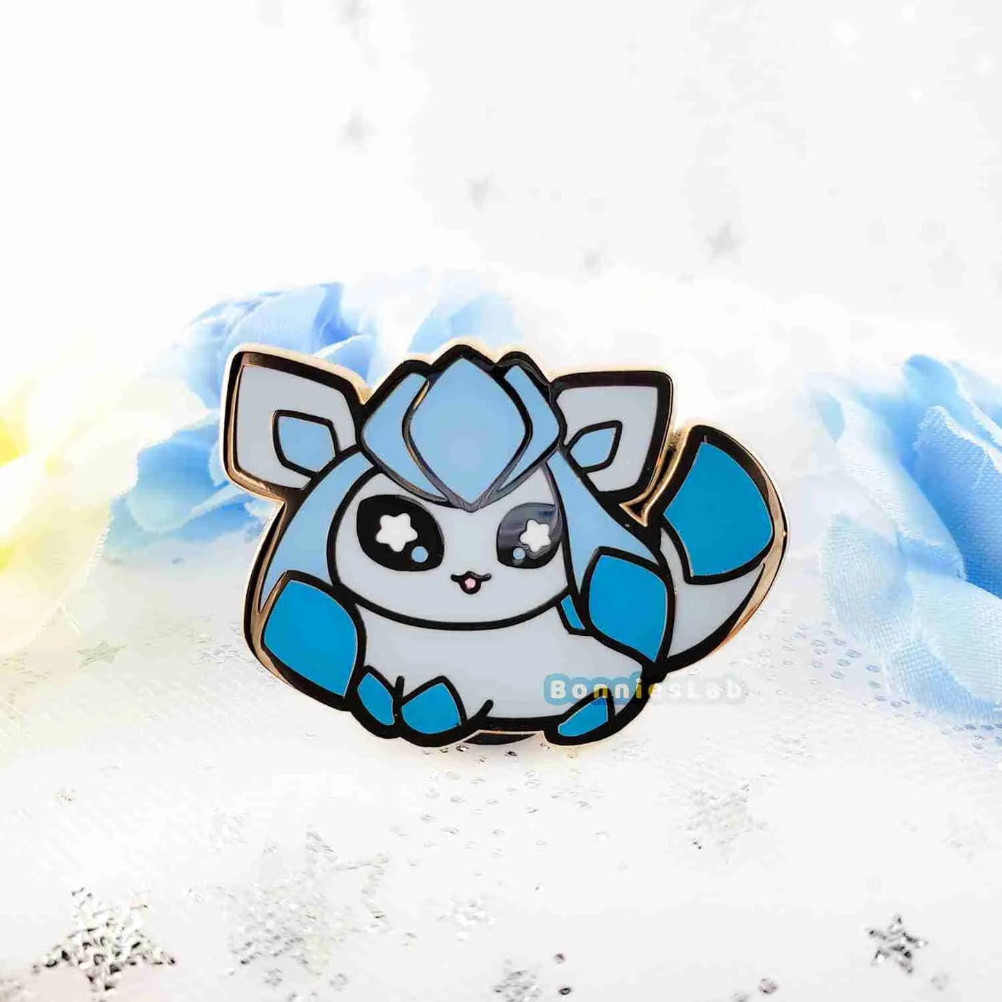 Pokemon Chibi Glaceon Enamel Pin - Bonnies Lab