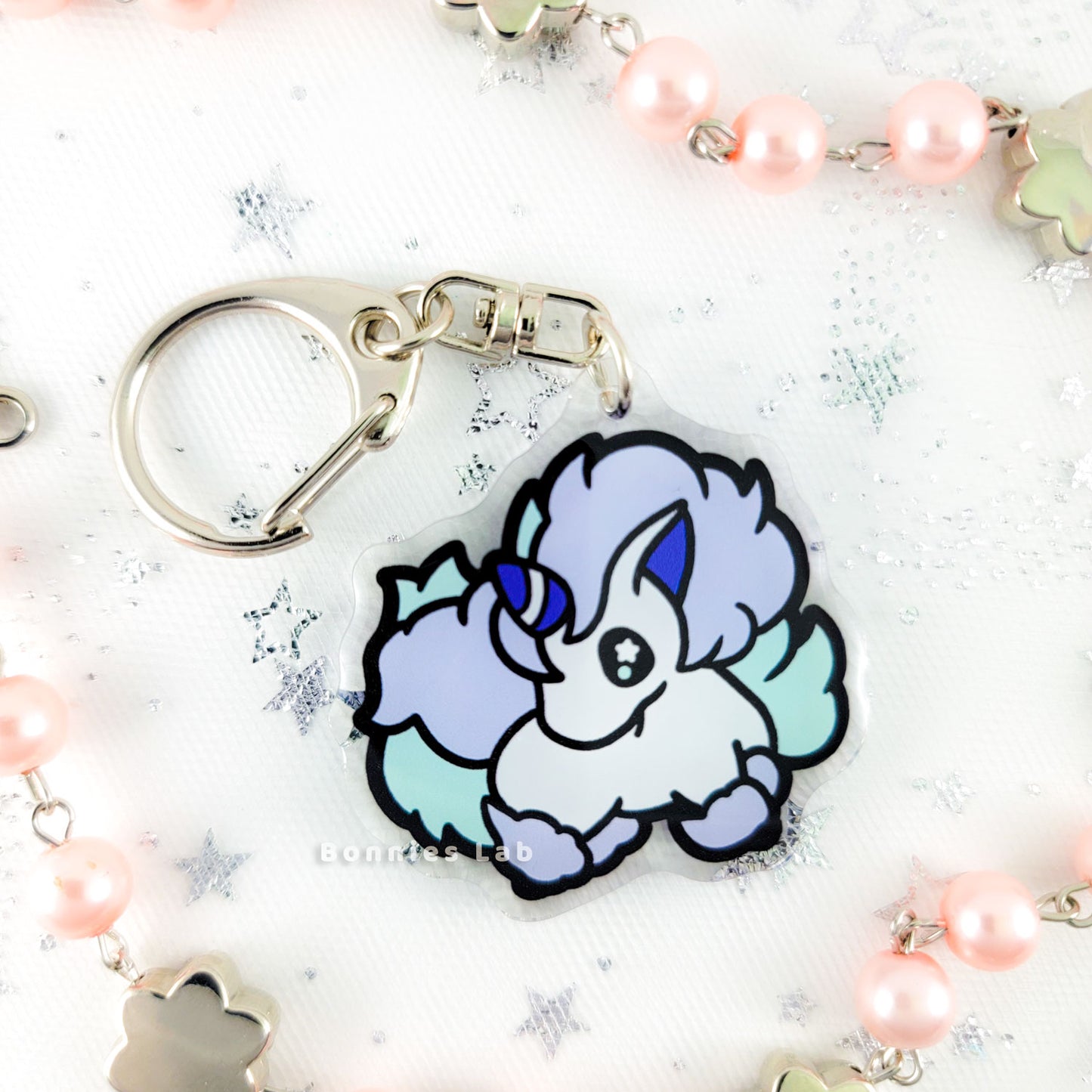 Pokemon Galarian Ponyta Acrylic Charm - Bonnies Lab
