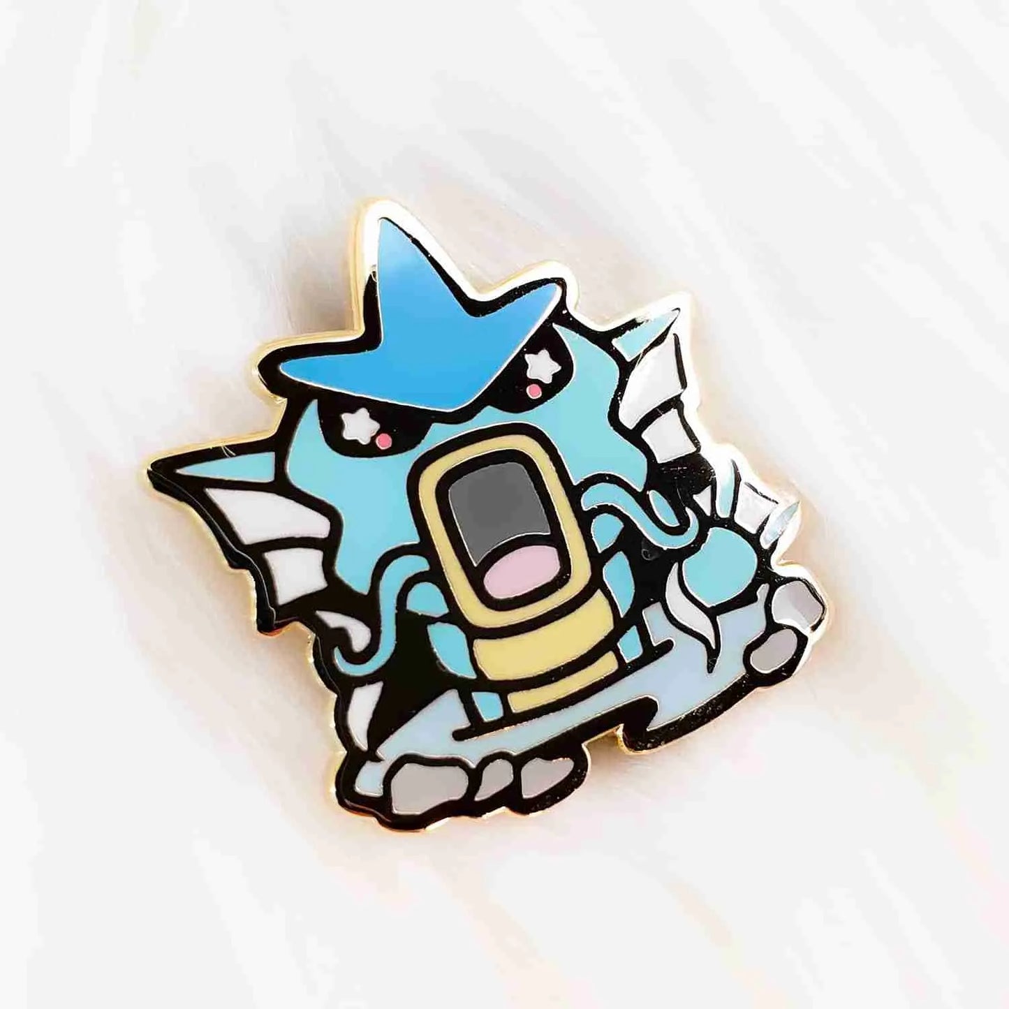 Pokemon Gyarados Enamel Pin - Bonnies Lab - PokeOnsen