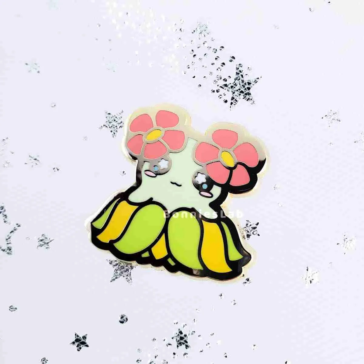 Pokemon Bellossom Enamel Pin - Bonnies Lab