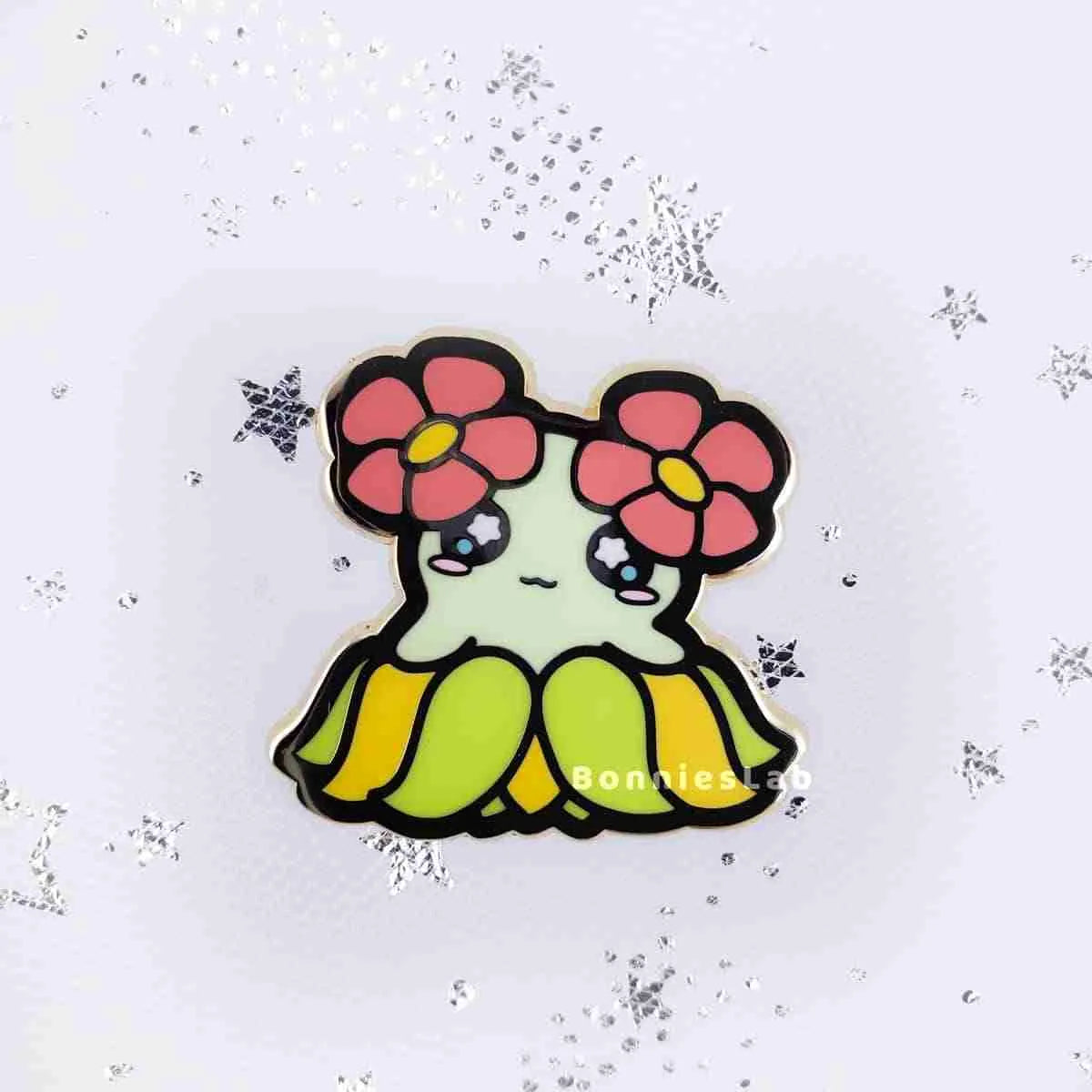 Pokemon Bellossom Enamel Pin - Bonnies Lab