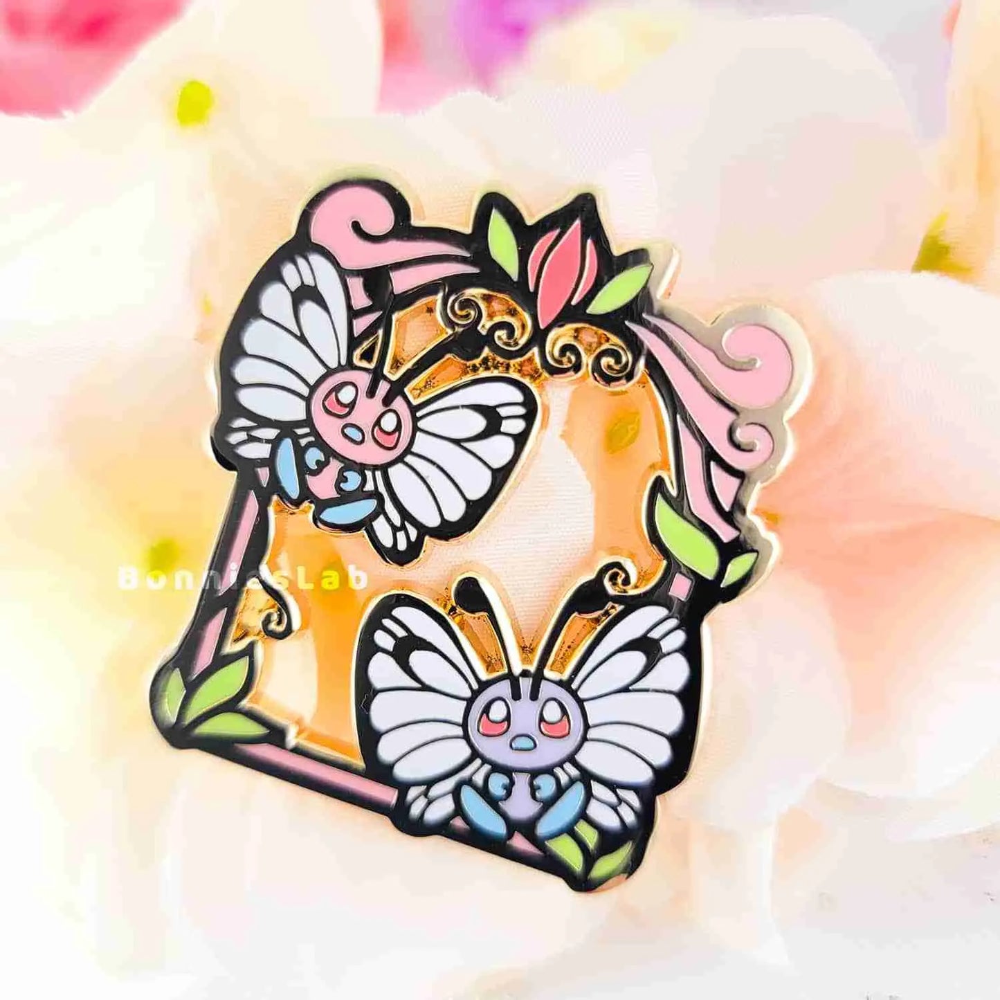 Ash's Butterfree & Shiny Butterfree Enamel Pin