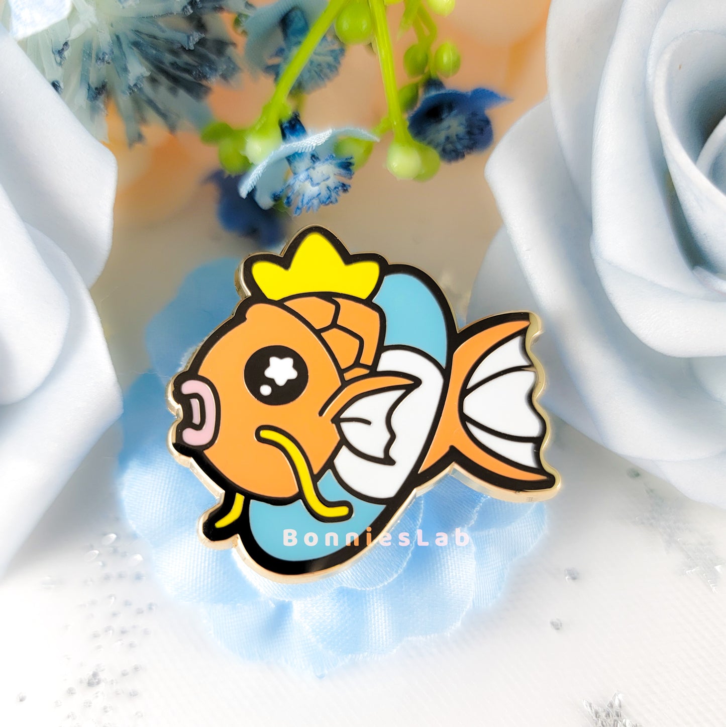 Magikarp on Floatie Enamel Pin Concierge - Bonnies Lab