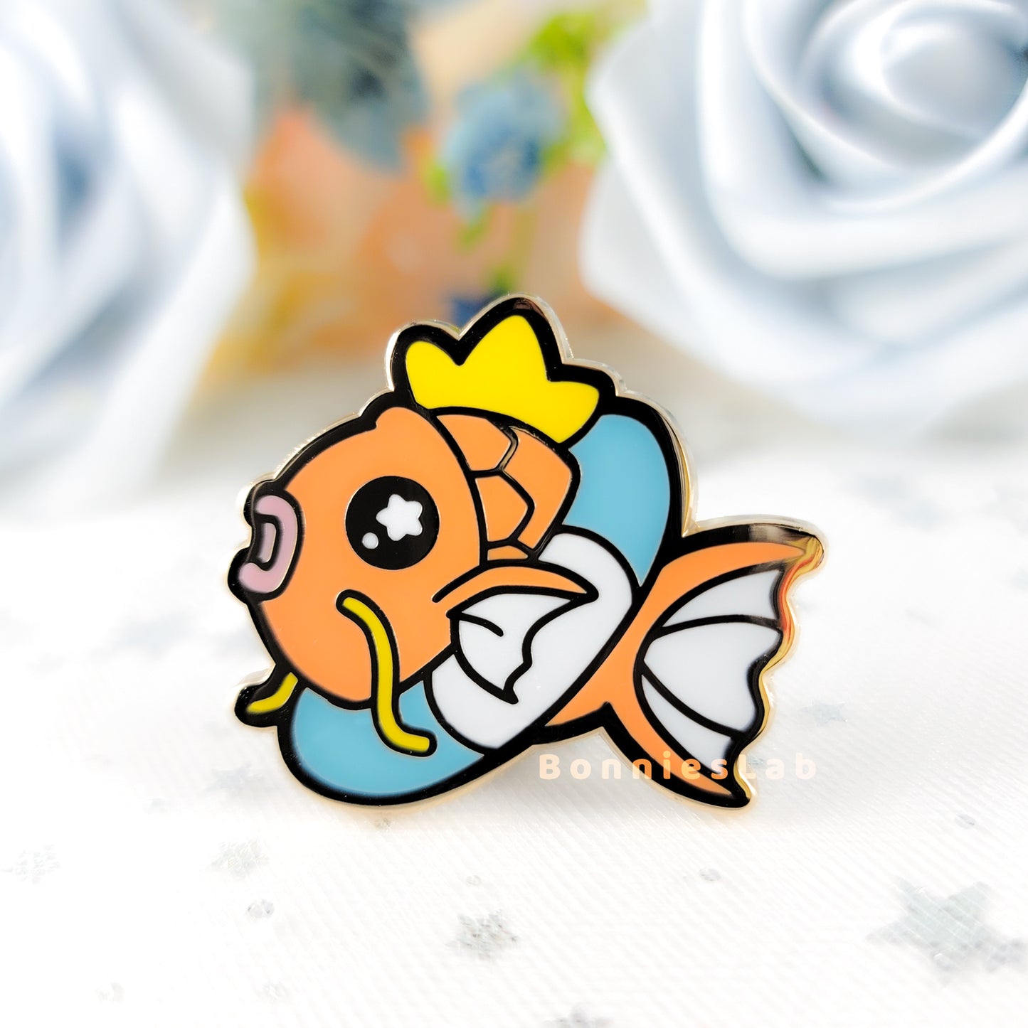 Magikarp on Floatie Enamel Pin Concierge - Bonnies Lab