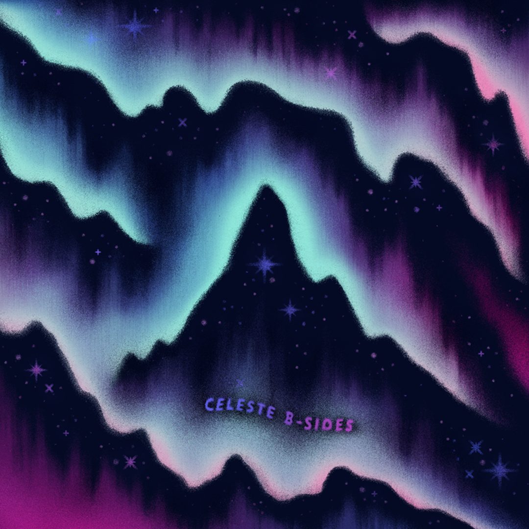 Celeste B Sides Soundtrack - Vinyl LP Record Blue White Swirl