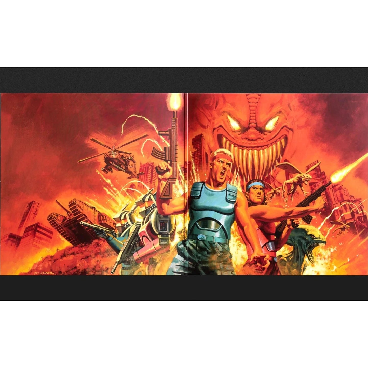 Contra 3: The Alien Wars Original Soundtrack - Vinyl LP Record Red/Blue, Mondo, Konami Kukeiha Club, OST