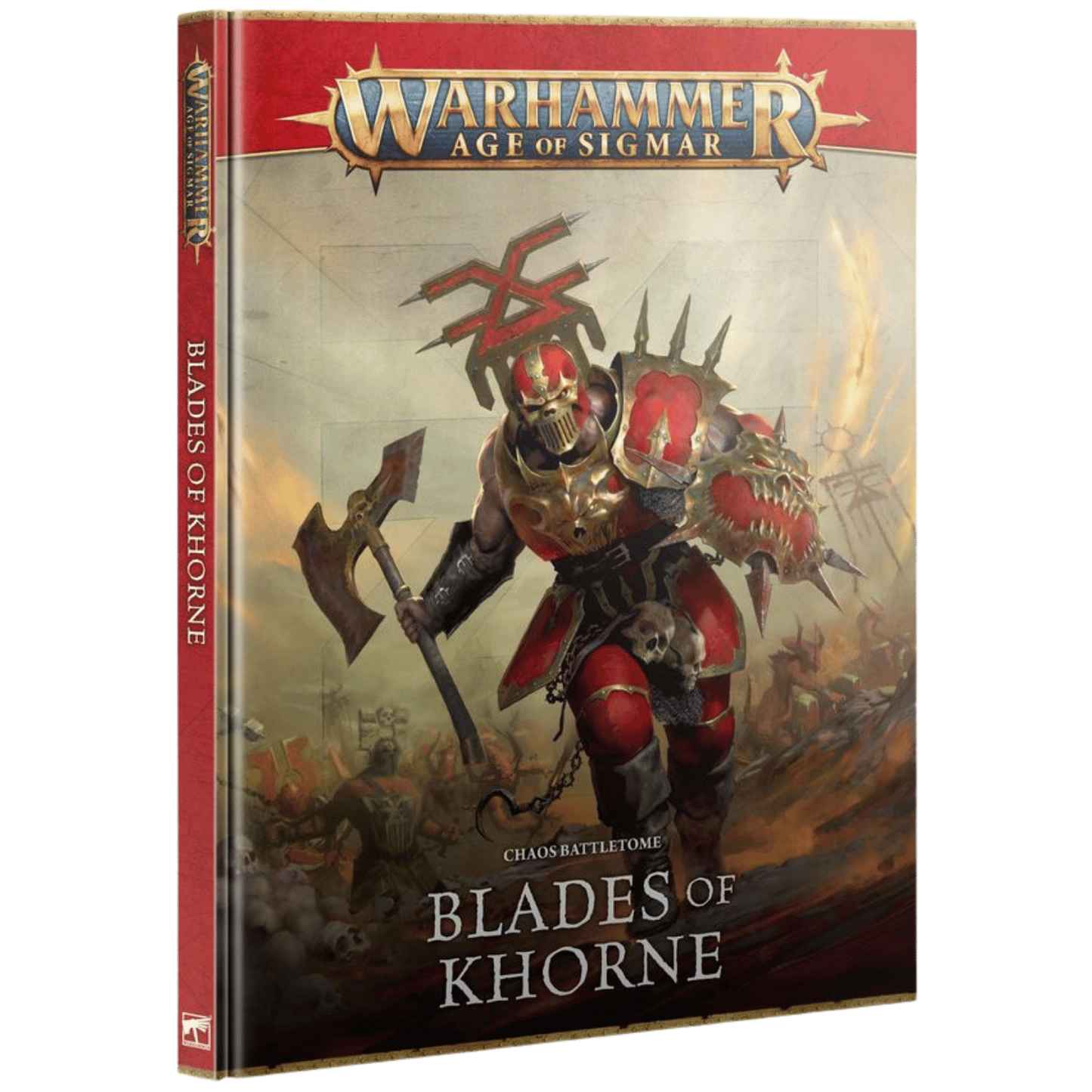 Warhammer Age of Sigmar: Blades of Khorne Chaos Battletome - Hardcover Book, 4th Edition - Games Workshop